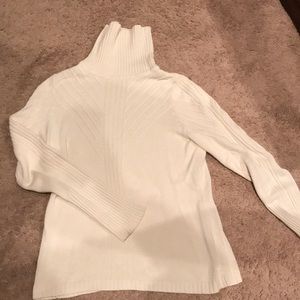 White turtleneck
